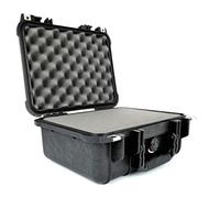 PELI 1400 Valigia Protettiva per Telecamera, Lenti, Droni e Apparecchi Delicati, IP67 Impermeabile e a Prova di Polvere, Capacità di 9L, Prodotto in Germania, Con inserto in Schiuma, Colore Nero