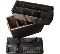 PELI 1445 set di divisori imbottiti e coperchio organizer per accessori, accessorio per valigia PELI Protector originale, compatibile con: PELI 1440, colore: Nero