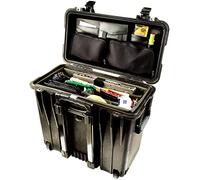 PELI 1446 Set Di Divisori Imbottiti E Coperchio Organizer Per Ufficio, Accessorio Per Valigia Protector Originale, Compatibile 1440, Colore: Nero