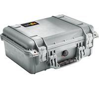 Peli 1450 Valigia In PolIPropilene Antiurto Per dispositivi Sensibili, IP67 Impermeabile, Capacità di 15L, Prodotto In Germania, Senza Schiuma, Colore Grigio