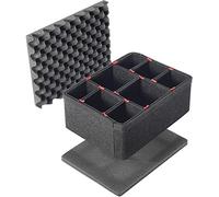 PELI TrekPak 1450 - Set divisorio originale Protector Case, compatibile con custodia protettiva 1450, colore: Nero, Nero, Einteilungssystem für Mittlere Schutzkoffer, 1450 cm