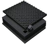 PELI 1501 Set Schiuma Di Ricambio, Accessorio Per Valigia Protector Originale, Compatibile 1500, Colore: Nero