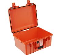 PELI 1507 Air Valigia Protettiva Leggera per Camera e Droni, Impermeabile e resistente alla polvere, 24L di Capacità, Fabbricato in USA, Senza Schiuma, Colore: Arancione