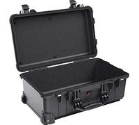 PELI 1510 Valgia Trolley professionale ad alta resistenza agli urti, IP67 Impermeabile e a prova di polvere, Capacità di 27L, sensa Schiuma, Colore Nero