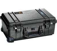 PELI 1510 Valgia Trolley professionale ad alta resistenza agli urti, IP67 Impermeabile e a prova di polvere, Capacità di 27L, Prodotto in Germania, Con inserto in schiuma personalizzabile, Colore Nero