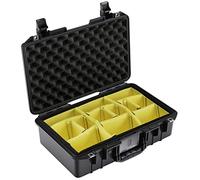 PELI 1510 Valgia Trolley professionale ad alta resistenza agli urti, IP67 Impermeabile e a Prova di Polvere, Capacità di 27L, Prodotto in Germania, Con inserto in Schiuma personalizzabile, Colore Nero