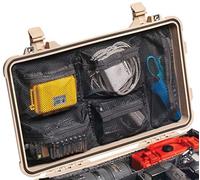 PELI 1519 Coperchio Organizer, Accessorio Per Valigia Protector Originale, Compatibile 1510, Colore: Nero