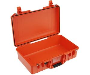 Peli 1525 Air - Custodia protettiva leggera per anelli e attrezzature fragili, impermeabile e antipolvere, 26 l, inserto in gommapiuma, colore: Arancione