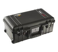 PELI 1535 Air Trolley Protettivo Leggero per Attrezzatura Fotografica, Impermeabile e resistente alla polvere, 27L di Capacità, Fabbricato in USA, Con inserto in schiuma personalizzabile, Colore: Nero