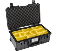 PELI 1535 Air - Trolley protettivo leggero per macchina fotografica e fotografica, impermeabile e antipolvere, 27 l, prodotto negli Stati Uniti, con inserto in schiuma (regolabile), colore: Nero