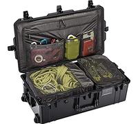 Peli 1535TRVL Travel Air Case, Valigia trolley a prova di urti, Impermeabile e resistente alla polvere, Capacità di 26L, Fabbricata in USA, Con inserto da viaggio, Colore: Sangue di bue