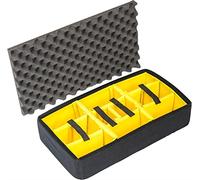 Peli 1555 set divisori imbottiti, accessorio per valigia Protector originale, compatibile 1550, colore: Nero/Giallo