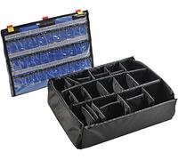 Peli 1555EMS set accessori EMS (Coperchio organizer e set divisori), accessorio per valigia Protector originale, compatibile 1550EMS, colore: Nero