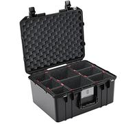 Peli 1557 Air Valigia Protettiva Leggera Per Drone E Attrezzatura Fotografica, Impermeabile E Resistente Alla Polvere, 36L Di Capacità, Fabbricato In USA, Con Sistema Di Divisori Trekpak, Colore: Nero