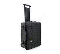 PELI 1560LFC Valigia per Computer Portatile con Custodia Staccabile per Computer, IP67 Impermeabile e a Prova di Polvere, Capacità di 44L, Prodotto in USA, Con inserto in Schiuma, Colore Nero