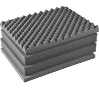 PELI 1601 Set Schiuma Di Ricambio, Accessorio Per Valigia Protector Originale, Compatibile 1600, Colore: Nero