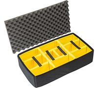 PELI 1605AIRDS set divisori imbottiti, accessorio per valigia PELI Air originale, compatibile con: PELI Air 1605, colore: Nero/Giallo