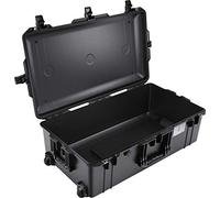 PELI 1615 Air - Valigetta da viaggio leggera, estremamente resistente, impermeabile e antipolvere, volume 71 l, prodotto negli Stati Uniti, senza inserto in gommapiuma, colore: Nero