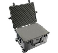 Peli, 1620 Valigia per telecamere professionali, IP67 Impermeabile e a prova di polvere, Capacità di 72L, Prodotto in Germania, Con Inserto in schiuma personalizzabile, Nero