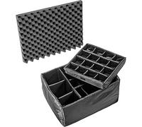 PELI 1625 set divisori imbottiti, accessorio per valigia PELI Protector originale, compatibile con: PELI 1620, colore: Nero/Giallo