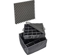 PELI 1635 set divisori imbottiti, accessorio per valigia Protector originale, compatibile 1630, colore: Nero/Giallo