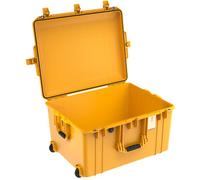 PELI 1637 Air Trolley Protettivo Leggero per Camera e Droni, Impermeabile e resistente alla polvere, 89L di Capacità, Fabbricato in USA, Senza Schiuma, Colore: Giallo