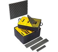 Peli 1637AIRDS set divisori imbottiti, accessorio per valigia Air originale, compatibile Air 1637, colore: Nero/Giallo