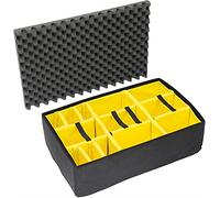 PELI 1655 set divisori imbottiti, accessorio per valigia Protector originale, compatibile 1650, colore: Nero/Giallo