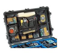 PELI 1659 Foto/Coperchio Organizer, Accessorio Per Valigia Protector Originale, Compatibile 1650, Colore: Nero