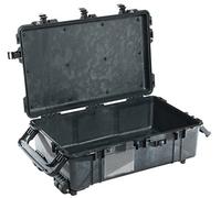 Peli 1670 Contenitore Impermeabile Con Ruote E Manico Telescopico, IP67 Impermeabile e a Prova di Polvere, Capacità di 70L, Prodotto In USA, Senza Schiuma, Colore Nero