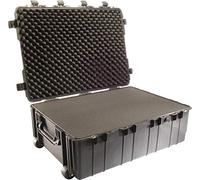 Peli 1730 Valigia A Tenuta Stagna Per Il Trasporto, IP67 Impermeabile E A Prova di Polvere, Capacità di 167L, Prodotto In USA, Con Inserto In Schiuma Personalizzabile, Colore Nero