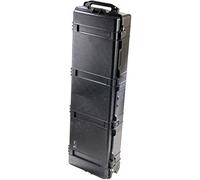 PELI 1770 Valigia protettiva lunga con ruote in poliuretano a carreggiata larga, IP67 Impermeabile, Capacità di 120L, Prodotto in USA, Senza schiuma, Colore Nero