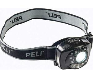 PELI 2720 Torcia Frontale Premium A LED Per Visione Notturna Con Controllo di Attivazione Del Gesto, Per L'Industria, IPX4 Resistente All'Acqua, 200 Lumen, 103H Tempo di Esecuzione, Colore: Nero