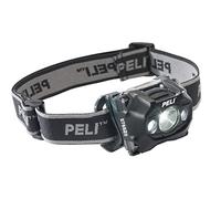 Peli 2765Z0 Torcia Frontale Premium A LED A Terra Con Visione Notturna, Omologata ATEX Zona 0, di Alta Qualità Per L'Industria E I Vigili Del Fuoco, IP54 Resistente A Acqua, 141 Lumen, Colore: Nero