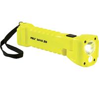 PELI 3415MZ0 Torcia Premium Ad Angolo Retto, ATEX Zona 0, Magnete Integrato Per Uso A Mani Libere, di Alta Qualità Per L'Industria E I Vigili Del Fuoco, IPX8 Sommergibile, 329 Lumen, Colore: Giallo