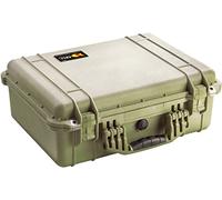 PELI Custodia protettiva 1520; protezione superiore per attrezzature di valore come fotocamere DSLR, droni e obiettivi; impermeabile e antipolvere; volume 24 l; colore: verde OD