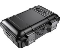 PELI M50 Micro Case - Protezione compatta per attrezzature di valore e utensili compatti; Resistente all’acqua, alla polvere e agli urti; Volume 1 litro; Colore: NERO