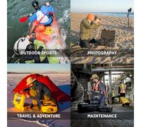 PELI Protector 1150 Professional Camera Case, IP67 Impermeabile, Capacità di 3L, Con Inserto in schiuma personalizzabile, Colore Grigio