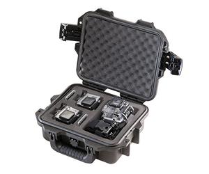 PELI Storm IM2050GP2 Valigia antiurto PELI per telecamere 2 Go Pro, Impermeabile e a prova di polvere, Capacità di 5L, Prodotto in USA, Colore Nero