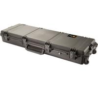 PELI Storm IM3200 Valigia lunga con ruote e manico telescopico per treppiede o fucile, Impermeabile e a prova di polvere, Capacità di 61L, Prodotto in USA, Con Inserto in schiuma, Colore Nero