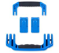 Pelican 1535 - Set maniglia e chiavistello di ricambio di ColorCase - Maniglia blu e chiavistelli a pulsante