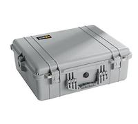 Pelican Custodia per fotocamera 1600 con schiuma (argento)