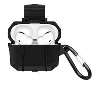 Pelican Marine Series - Custodia per AirPods Pro 3 con moschettone [compatibile con ricarica wireless] [protezione di grado MIL], custodia impermeabile IP68 resistente per AirPods Pro 3, colore nero