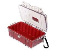 Pelican Micro Case 1050, Colore Rosso/Transparente
