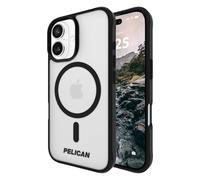Pelican Ranger iPhone 16 Case [Compatible with MagSafe] Rugged Magnetic Phone Case with 12ft Military-Grade Drop Protection - Heavy Duty Phone Cover for iPhone 16 - Frosted Clear