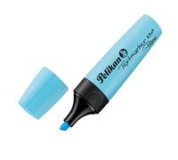 Pelikan 10 evidenziatori blu pastello 490, 10 pezzi, con punta a scalpello