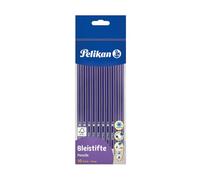 Pelikan 10 Matite in Grafite HB e Gommino - Mine Resistenti Alla Rottura, Facili da Temperare, Prodotto in Germania