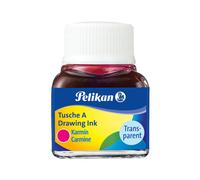 PELIKAN - 100436069 - Inchiostro di china 523 - 10ml - carminio 2 - Pelikan - 36328 - Conf. da 10 Pz. - 100436069