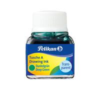 PELIKAN - 100436073 - Inchiostro di china 523 - 10ml - verde scuro 7 l - Pelikan - 36332 - Conf. da 10 Pz. - 100436073