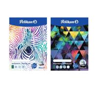 Pelikan 236782 Drawing Pad A4 20 Sheets Assorted Designs - No Choice of Designs